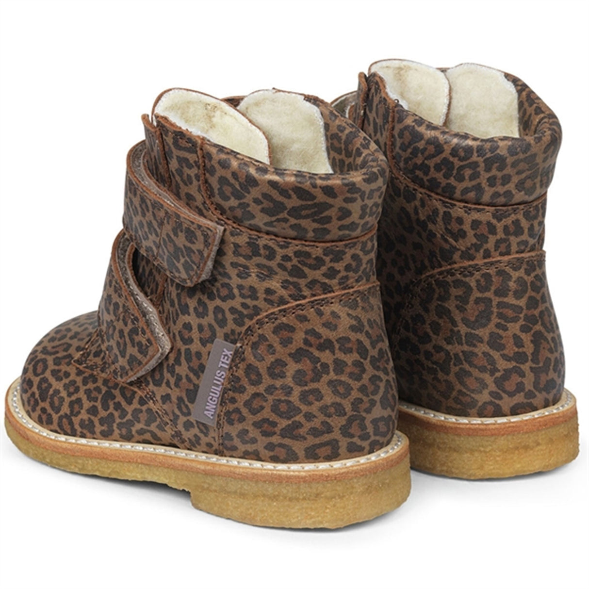 Angulus Beginner Tex-Boots w Velcro Brown Leo 3
