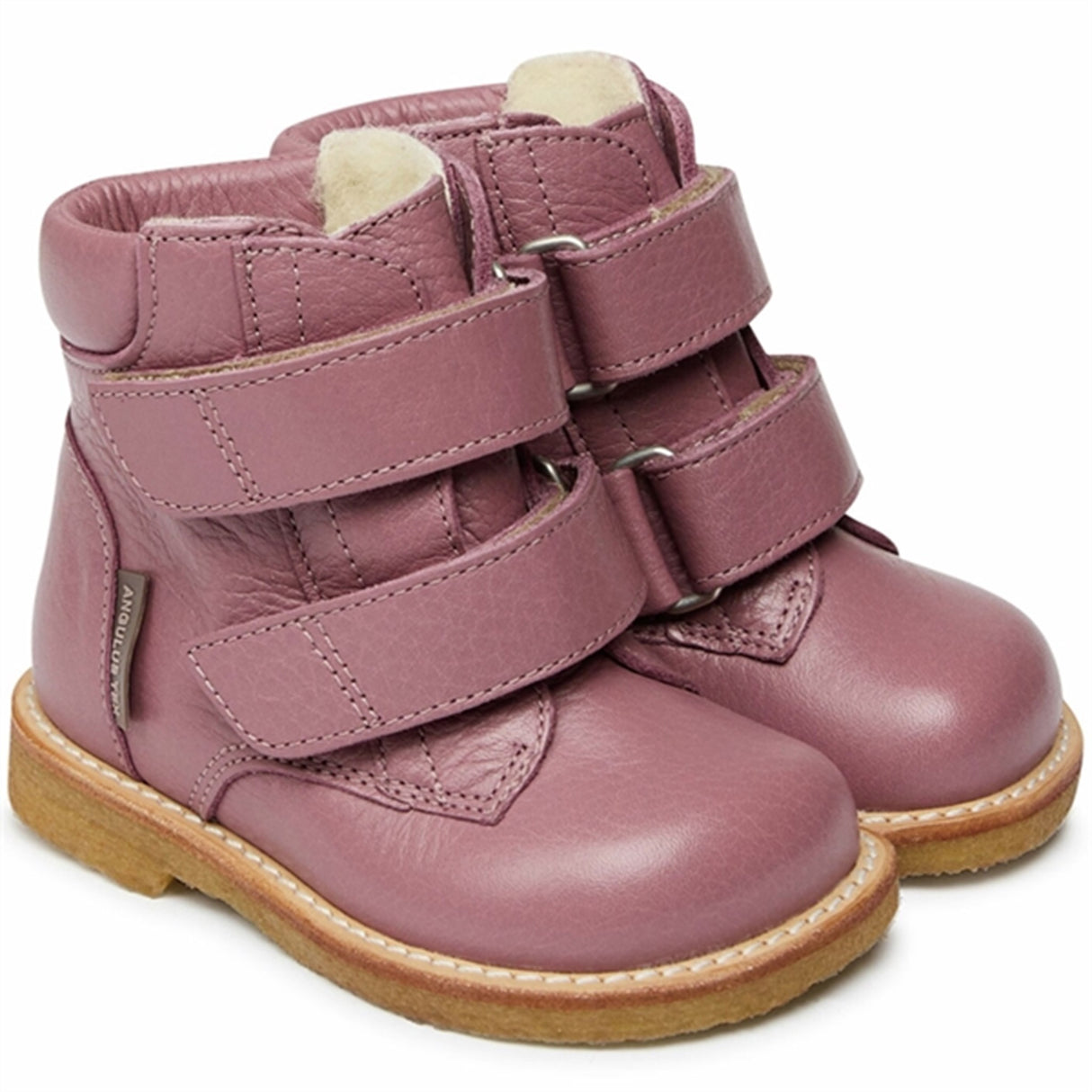 Angulus Beginner Tex-Boots w Velcro Light Plum