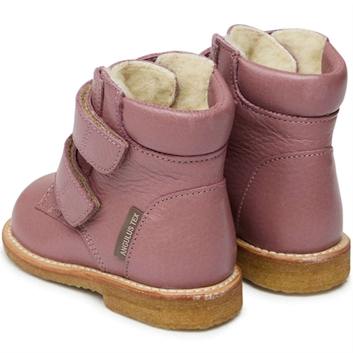 Angulus Beginner Tex-Boots w Velcro Light Plum 2