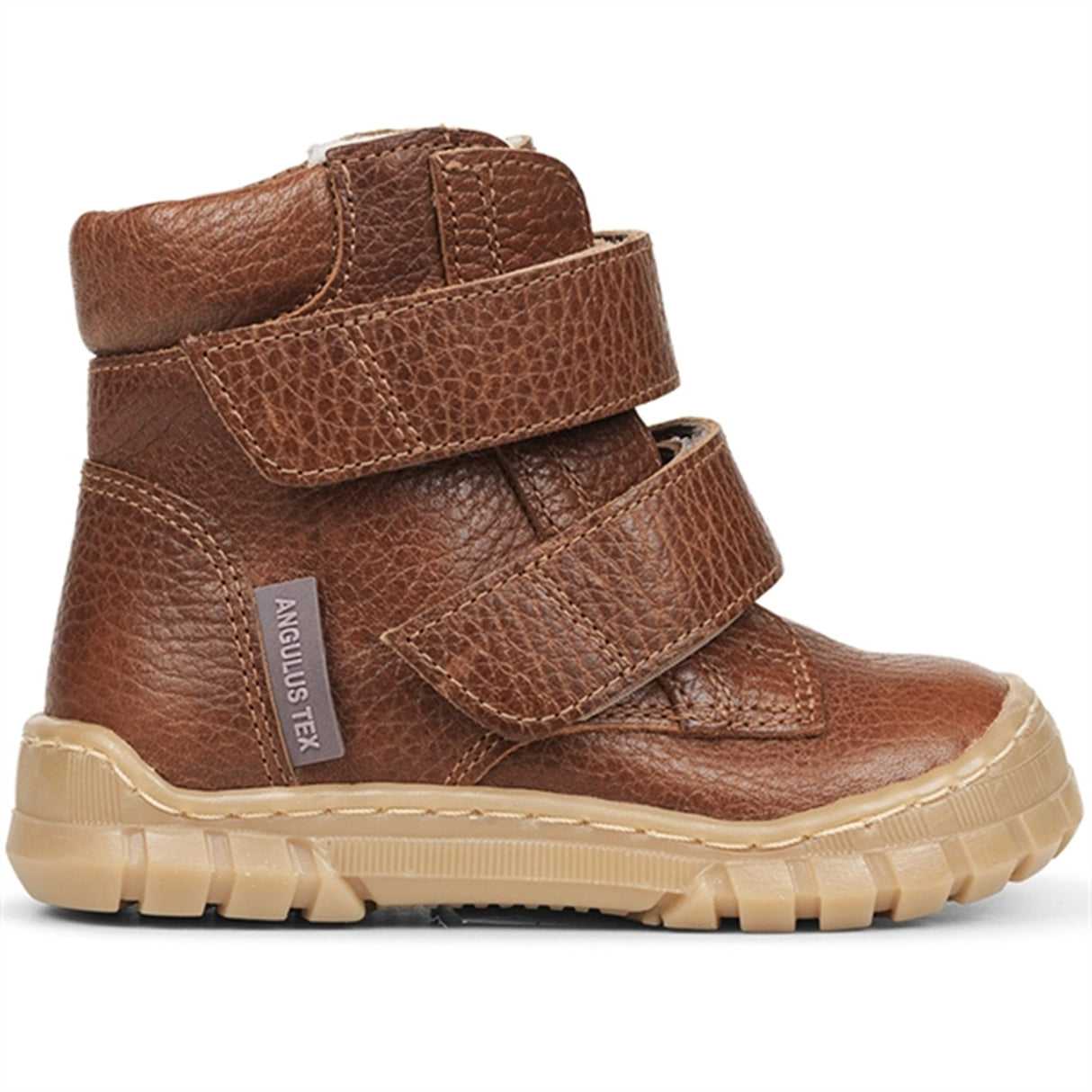 Angulus Beginner Tex Boots w Velcro Cognac