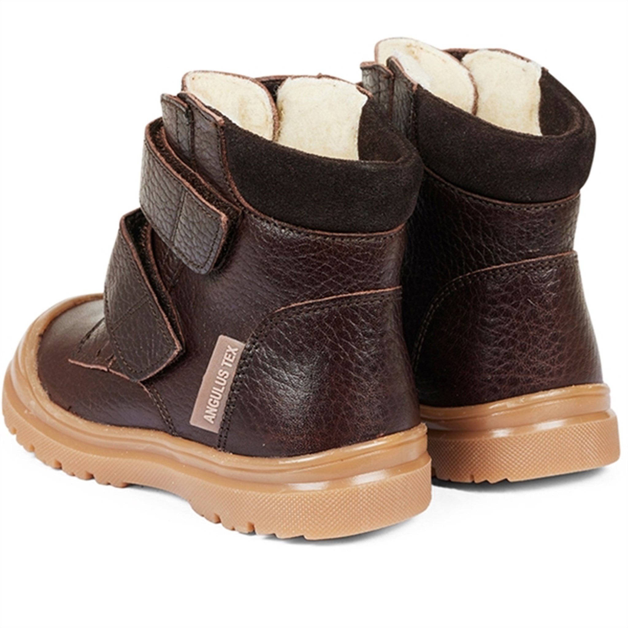 Angulus Starter Tex Boots With Velcro Dark Brown/Dark Brown 6