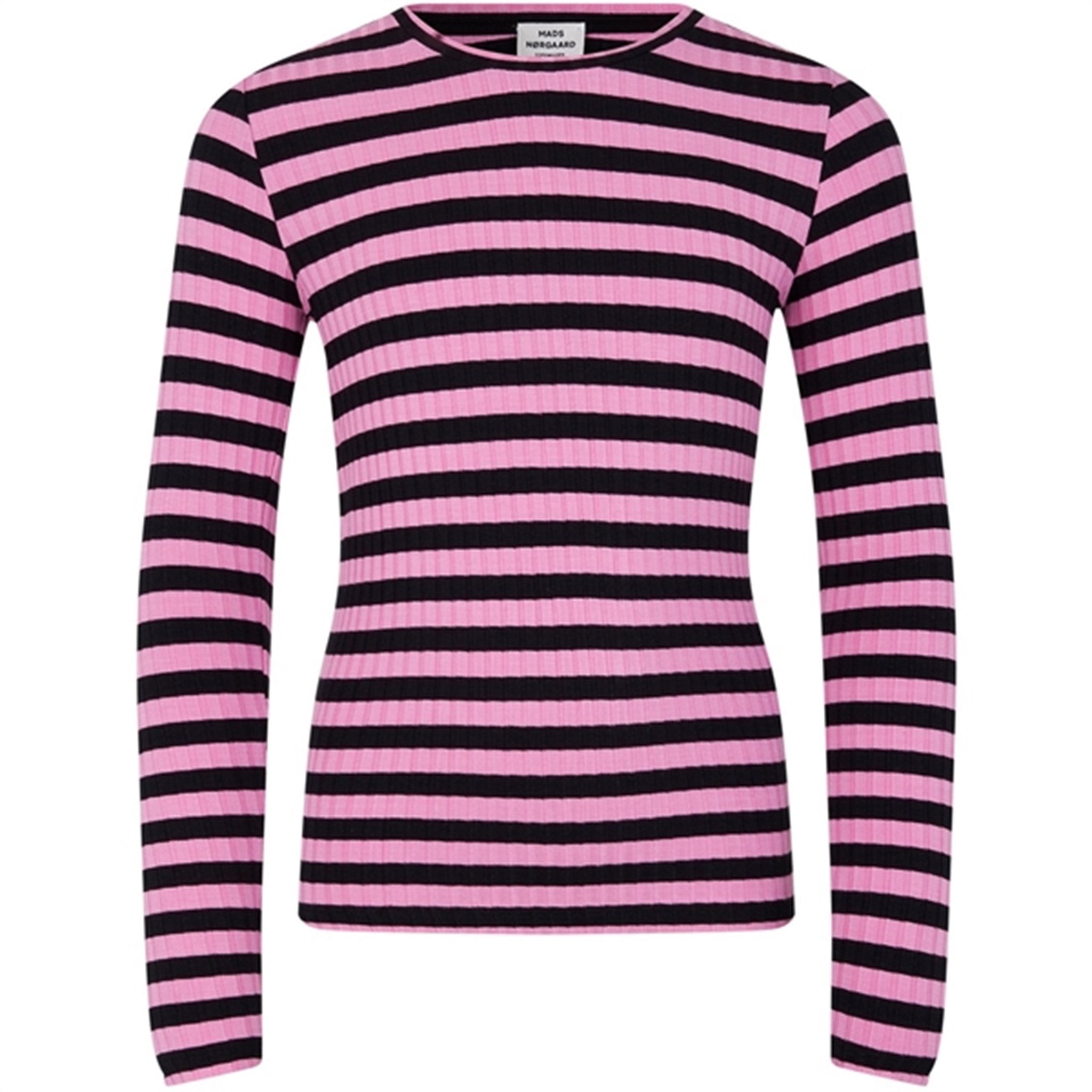 Mads Nørgaard 5x5 Classic Stripe Talika Blouse Stripe/Begonia Pink
