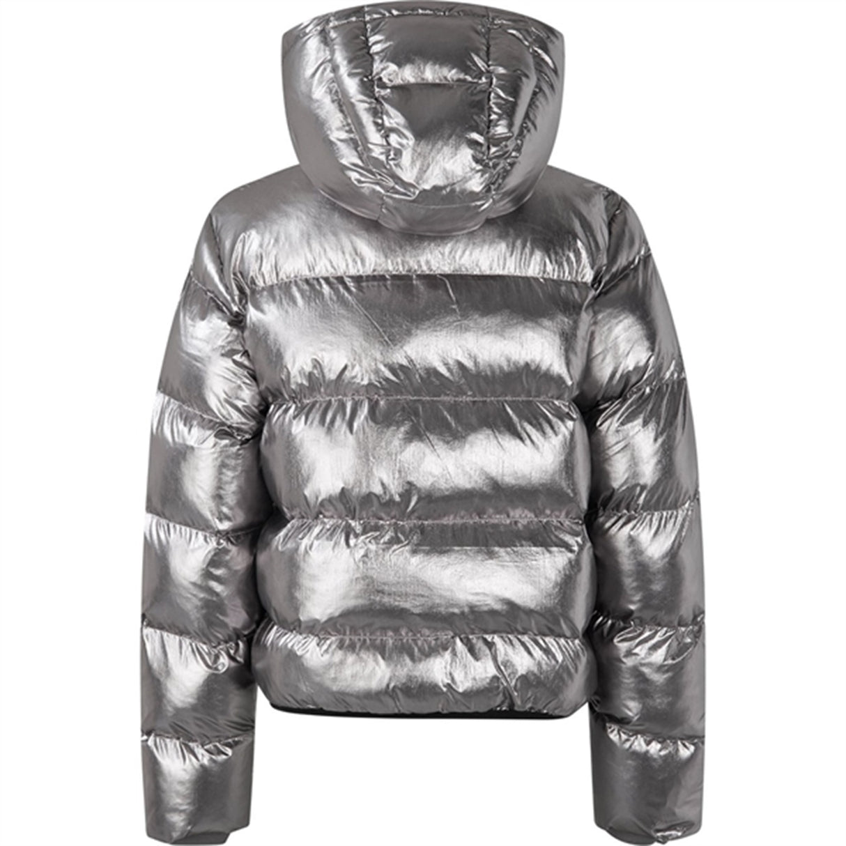 Mads Nørgaard Shiny Crinckle Jojina Jacket Asphalt 2