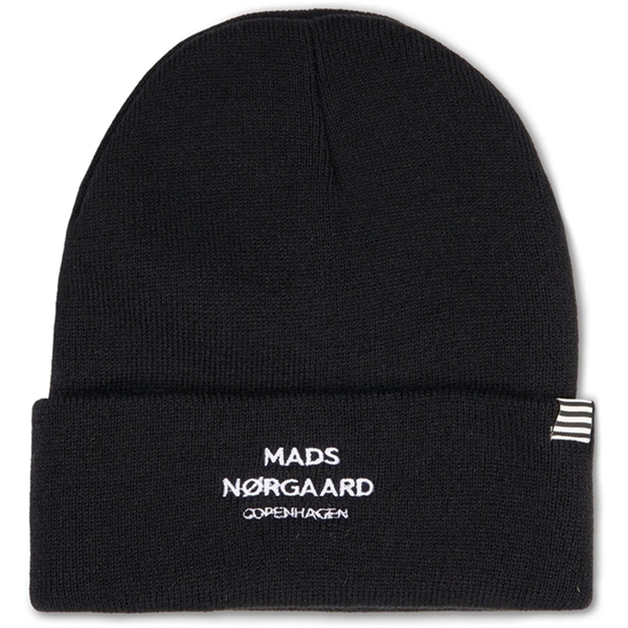 Mads Nørgaard Isak Logo Ambas Beanie Black