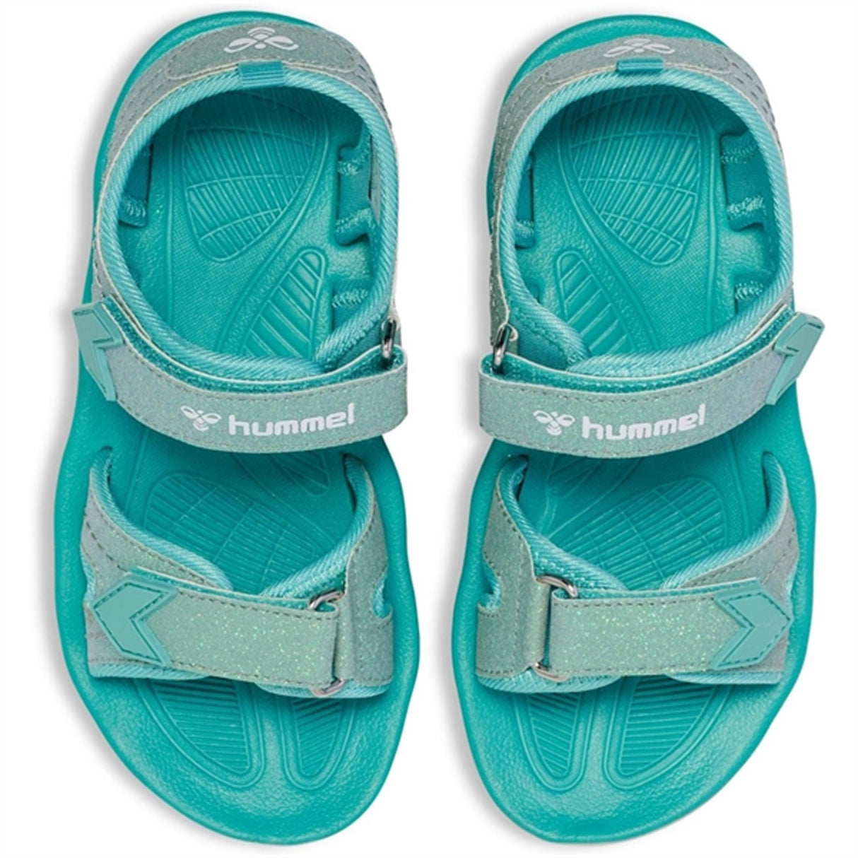 Hummel Sandal Glitter Blue Surf 3