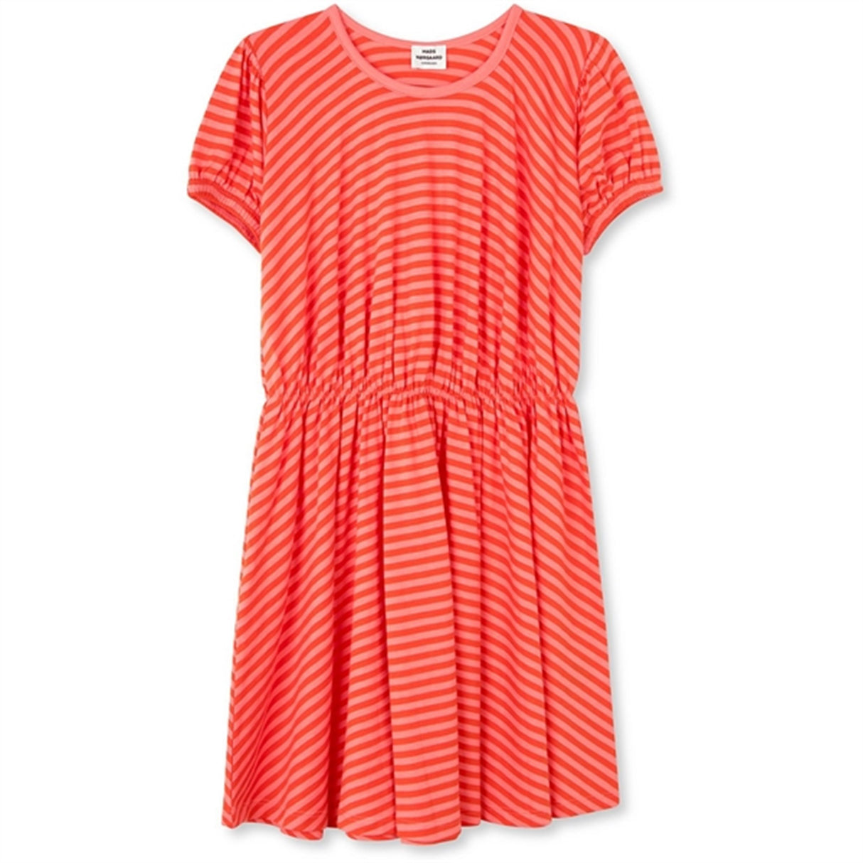 Mads Nørgaard Modal Stripe Dalia Dress Shell Pink/Puffin's Bill