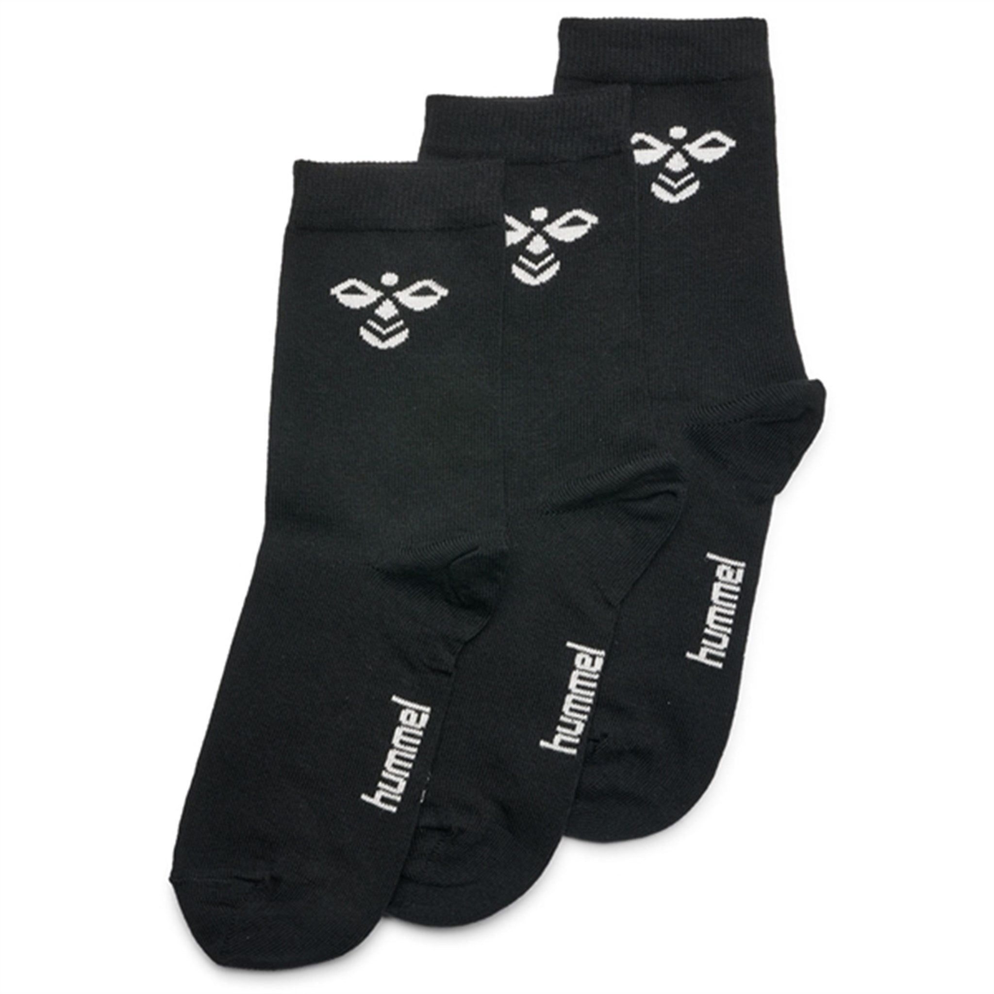 Hummel Black Sutton Socks 3-Pack