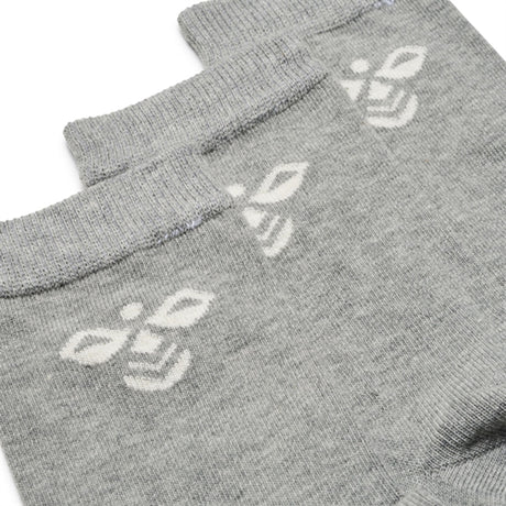 Hummel Grey Melange Sutton Socks 3-Pack