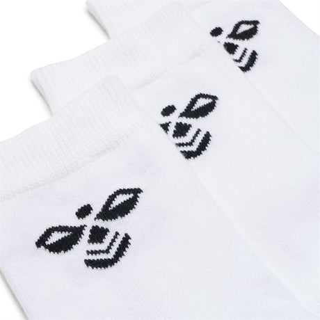 Hummel White Sutton Socks 3-Pack 2