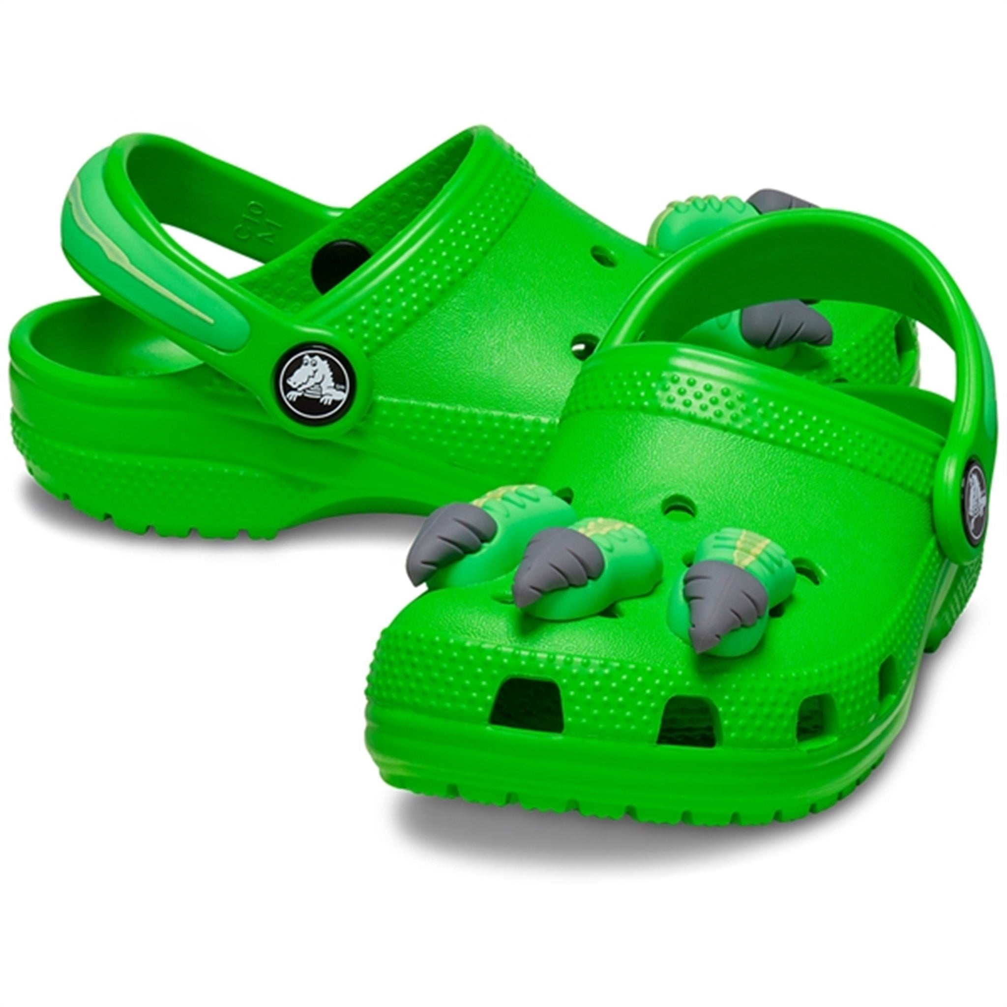 Crocs Classic I AM Dinosaur Clog Green Slime 2