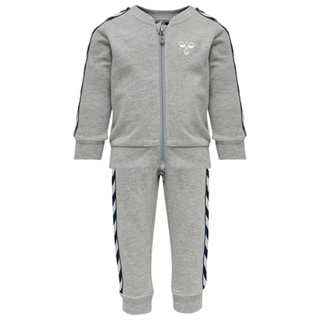 Hummel Grey Melange Bille Tracksuit