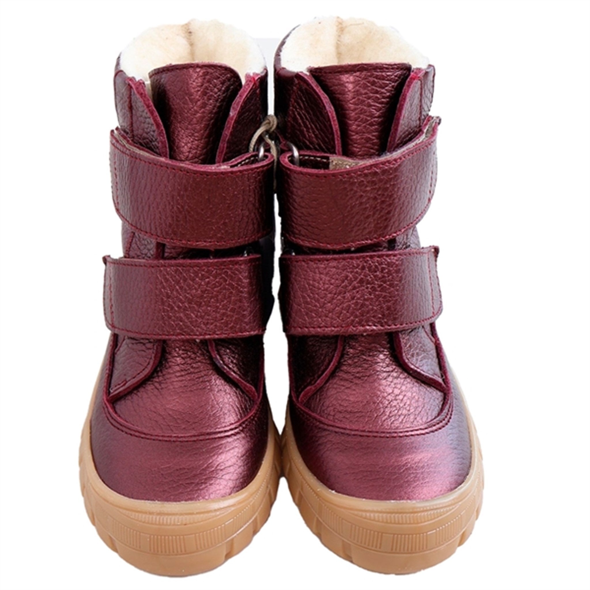 Angulus Tex-Boots With Velcro Bordeaux Shine 3