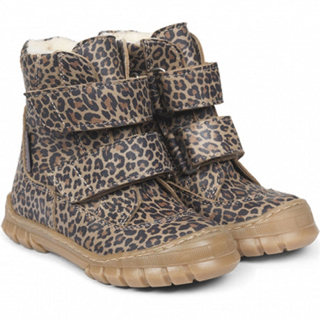 Angulus Tex Boots w Velcro Leopard