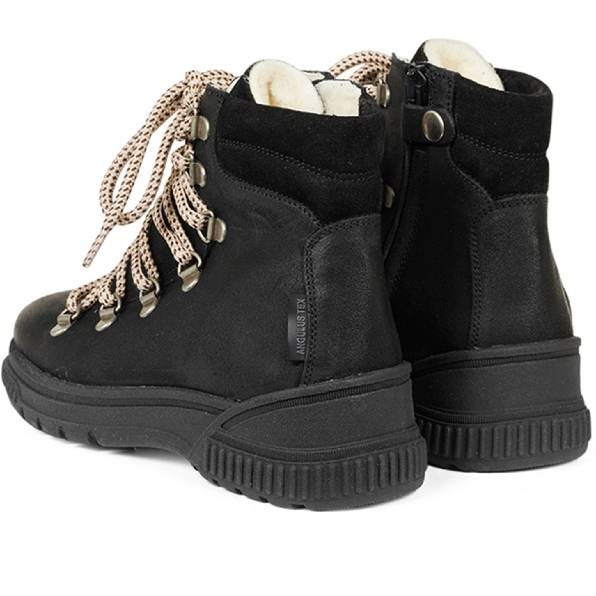 Angulus Tex Lace Boots With Zipper Black 4