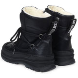 Angulus Tex Boots w Tie And Zipper Black 2