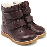 Angulus Tex-Boots With Velcro Bordeaux/Bordeaux Multi Glitter