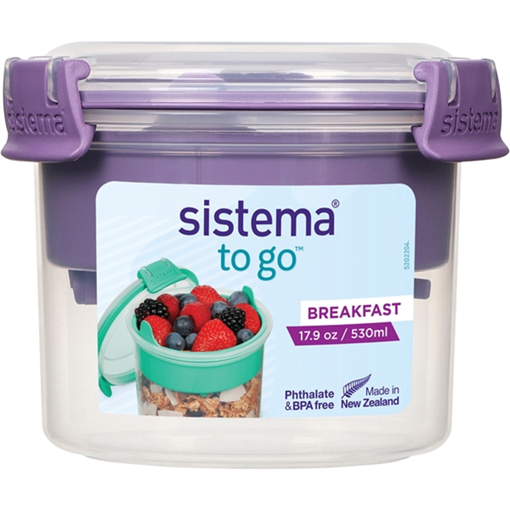 Sistema To Go Breakfast Box 530 ml Misty Purple 2