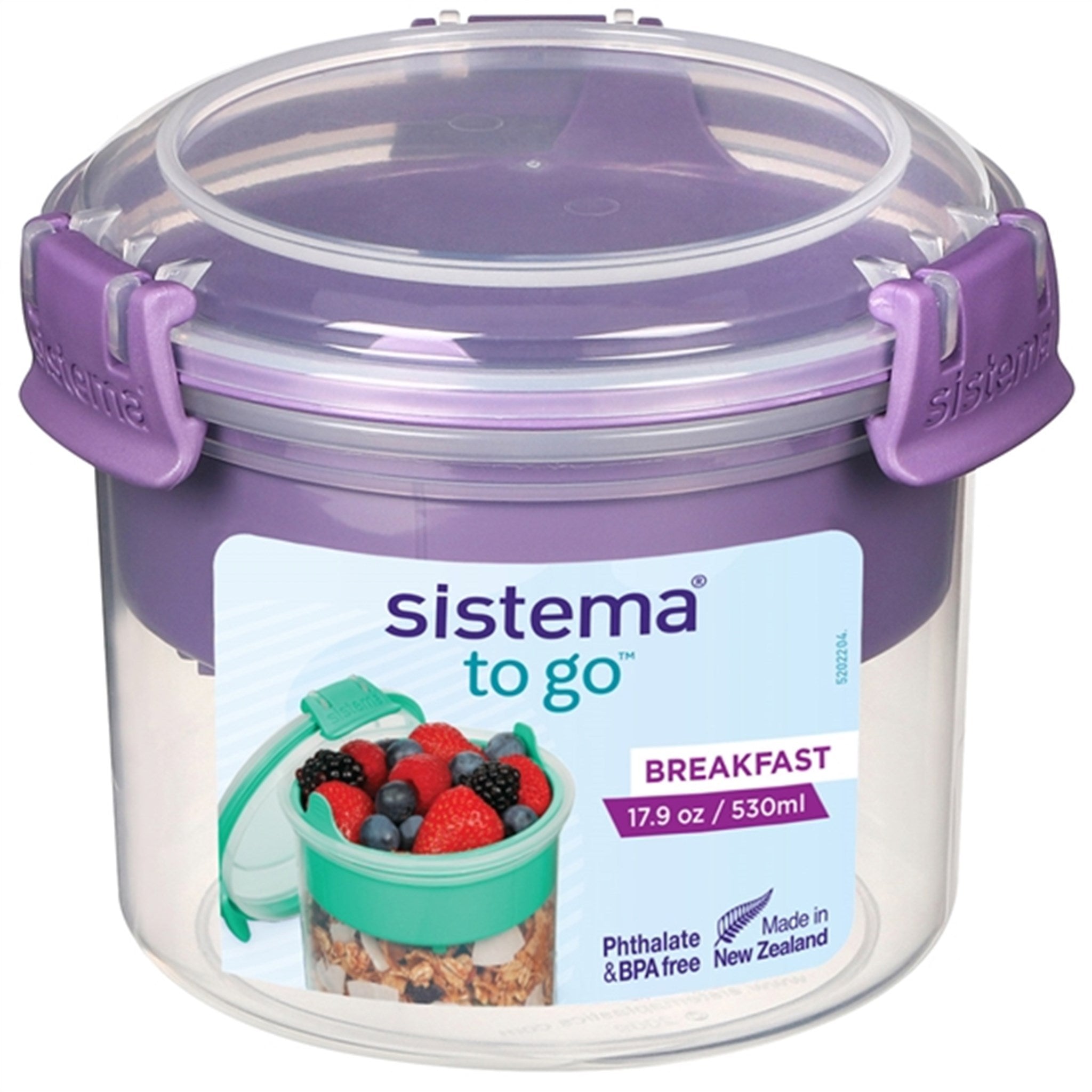 Sistema To Go Breakfast Box 530 ml Misty Purple