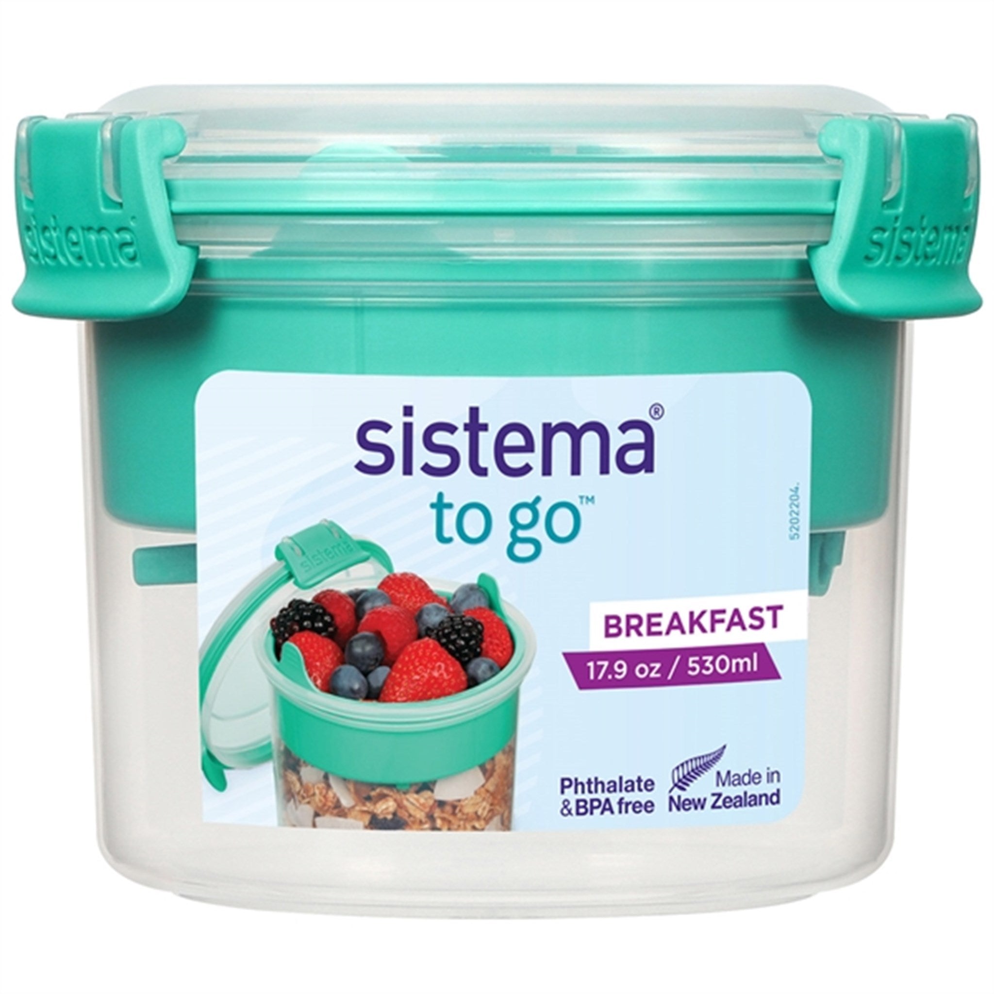 Sistema To Go Breakfast Box 530 ml Minty Teal 2