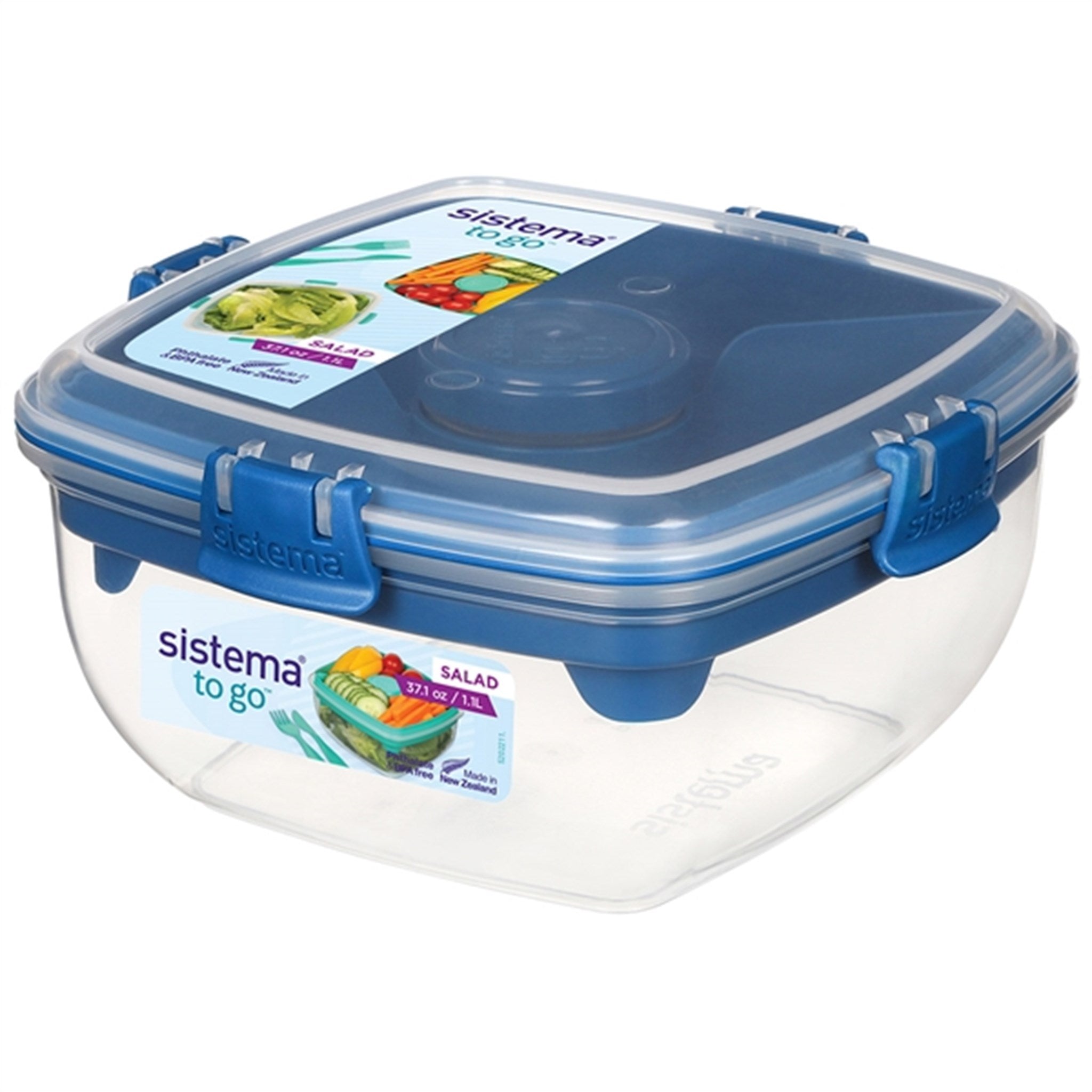 Sistema To Go Salad Lunch Box 1,1 L Ocean Blue