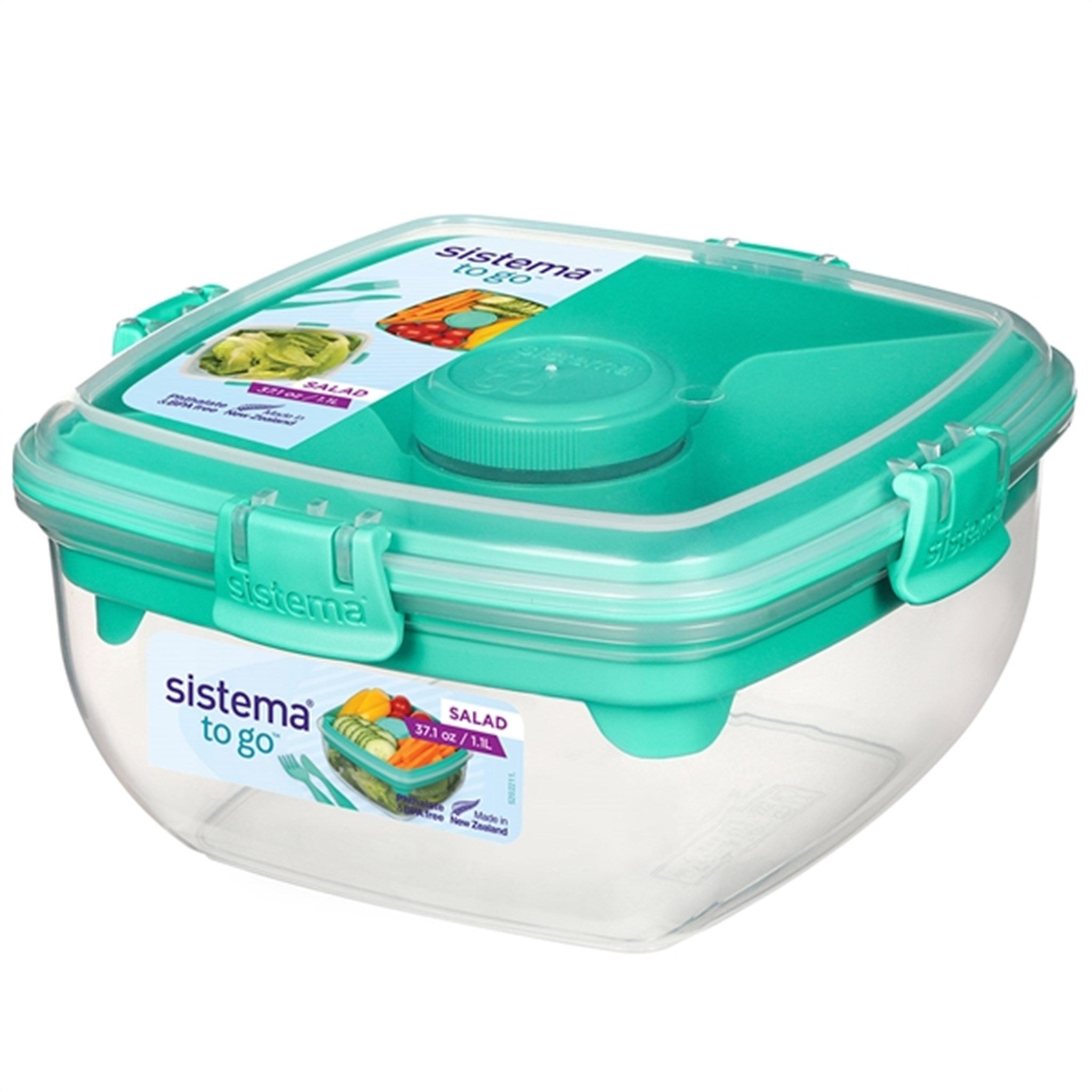 Sistema To Go Salad Lunch Box 1,1 L Minty Teal