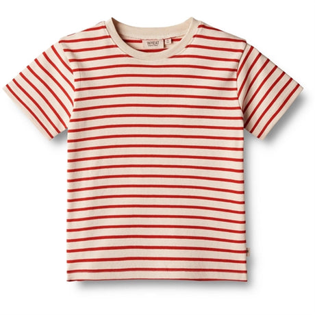 Wheat Red Stripe T-shirt Fabian