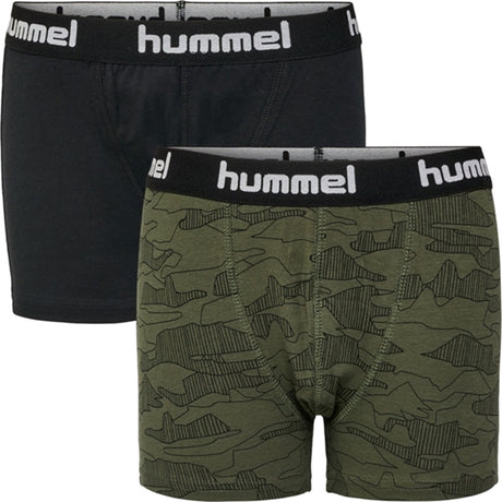 Hummel Olive Night Nolan Boxers 2-Pack