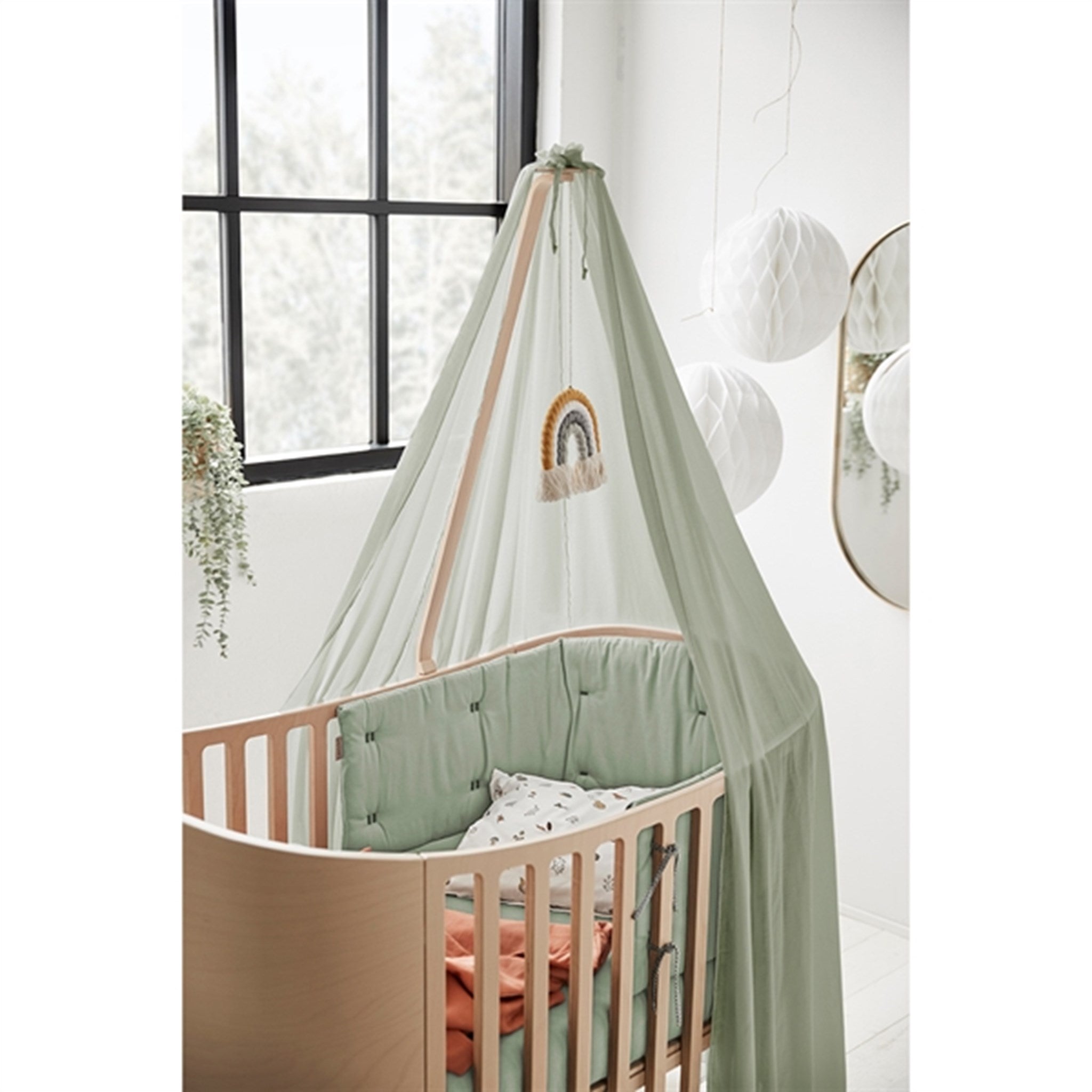 Leander Bed Canopy for Classic™ Baby Bed Sage Green 2