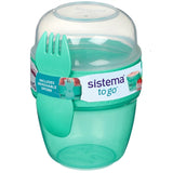 Sistema To Go Snack Capsule Lunch Box 515 ml Minty Teal