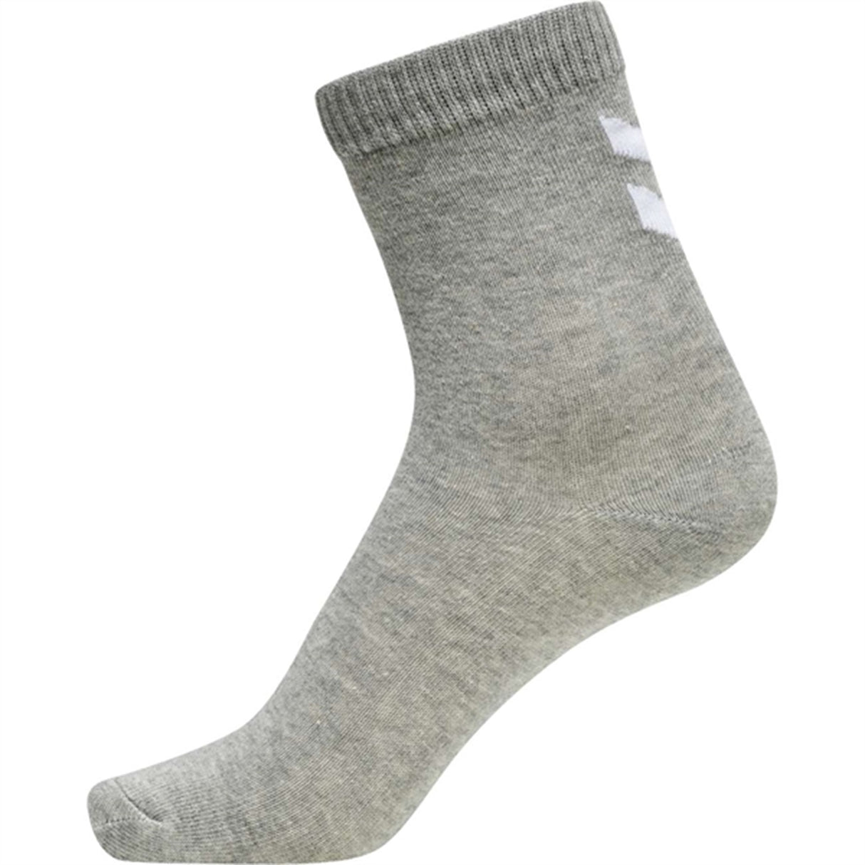 Hummel Grey Melange Make My Day Socks 5-Pak