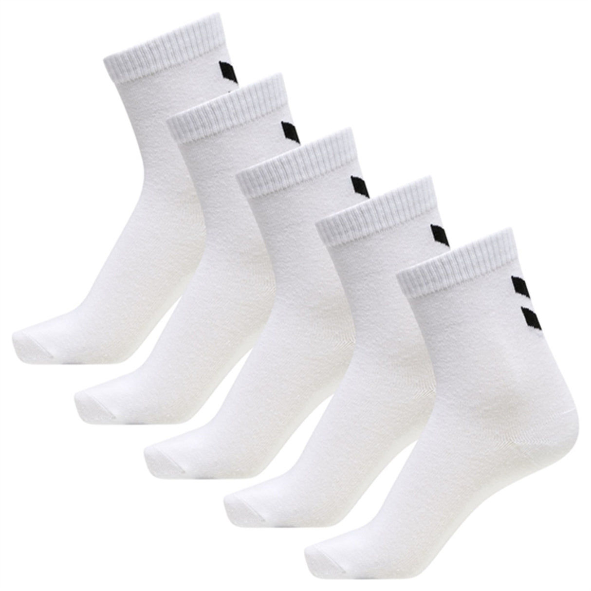 Hummel Bright White Make My Day Socks 5-Pak