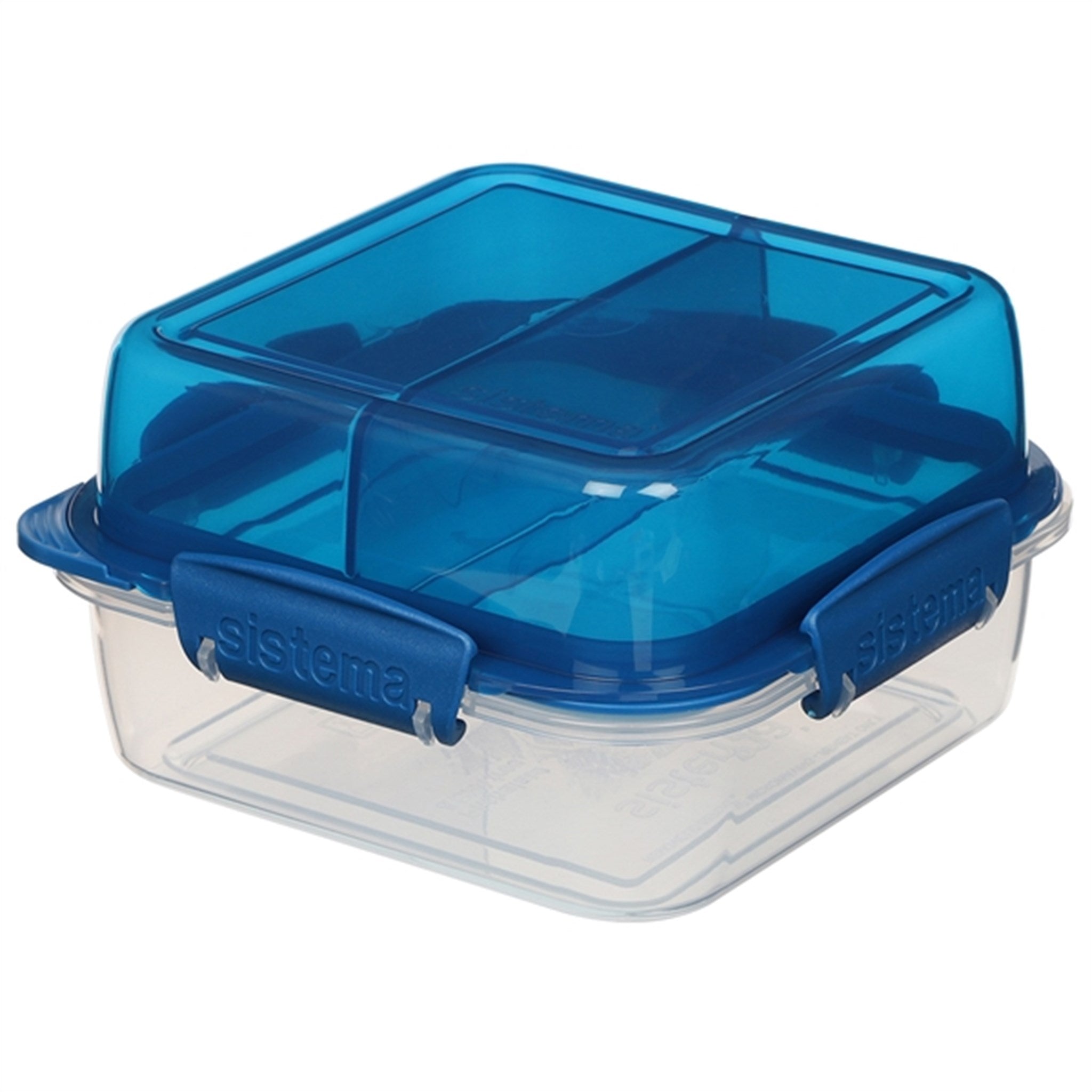 Sistema To Go Lunch Stack Square Lunch Box 1,24 L Ocean Blue