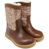 Angulus Tex Boots With Zipper Cognac/Maple