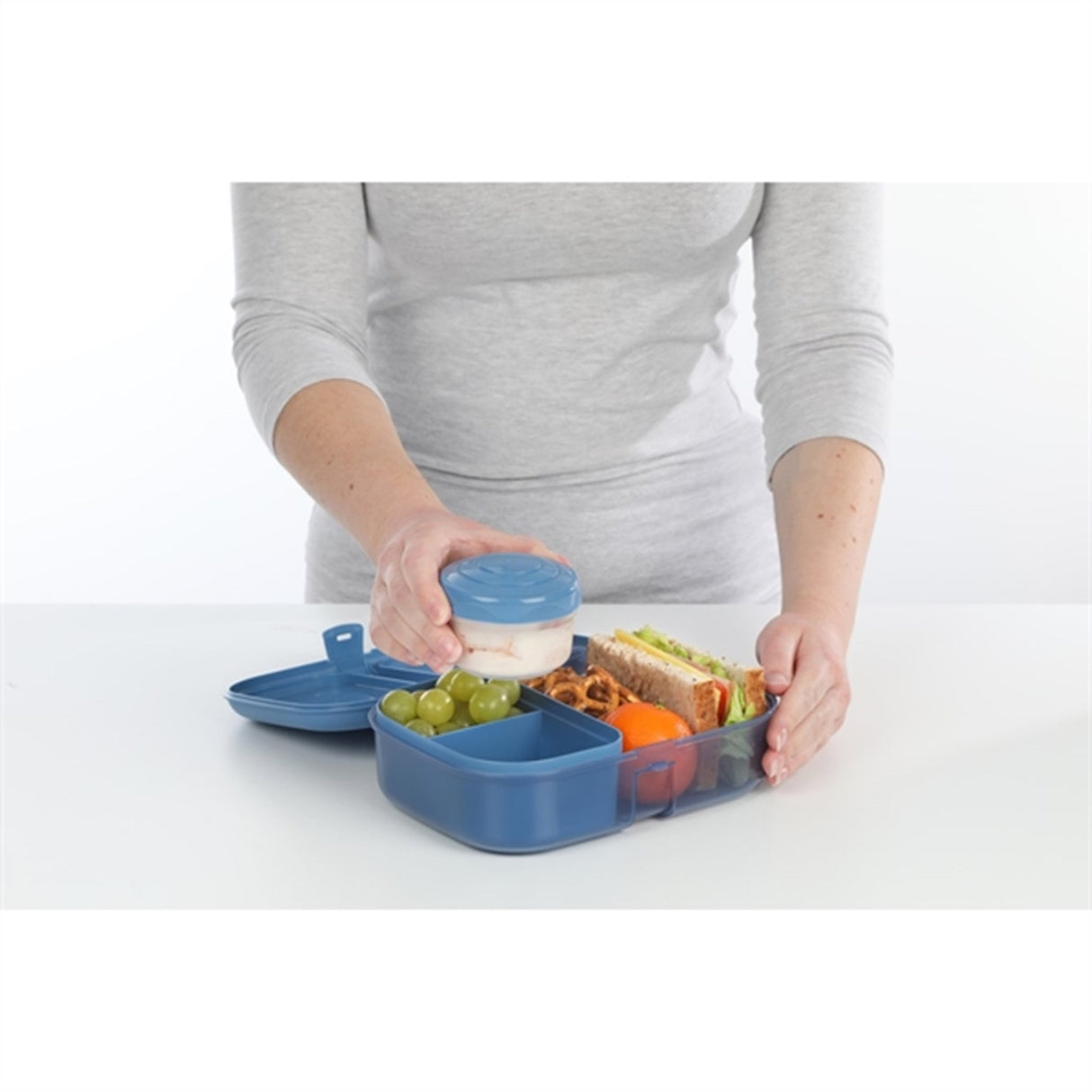 Sistema Ribbon Lunch Box 1,1 L Mountain Blue