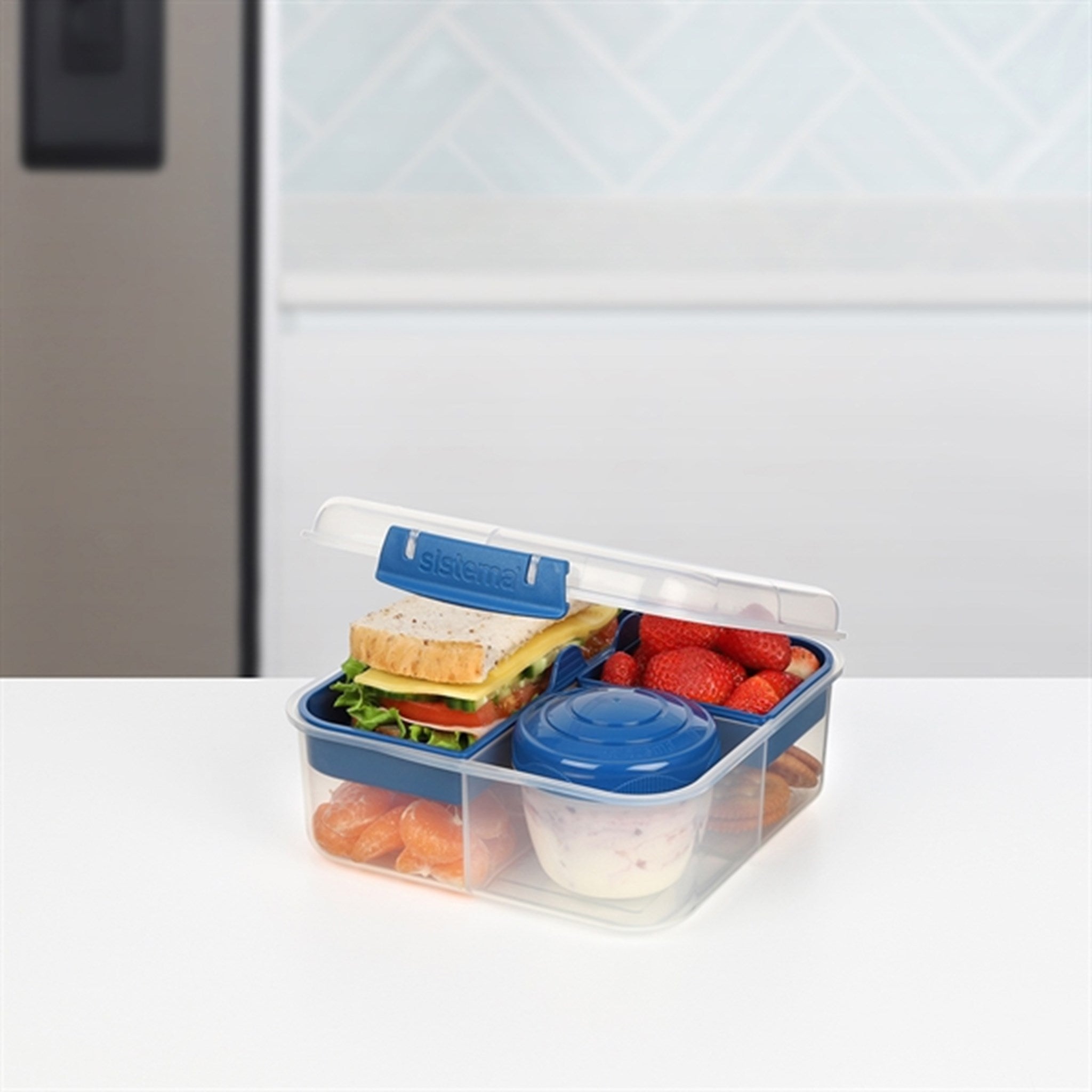 Sistema To Go Bento Cube Lunch Box 1,25 L Ocean Blue 3