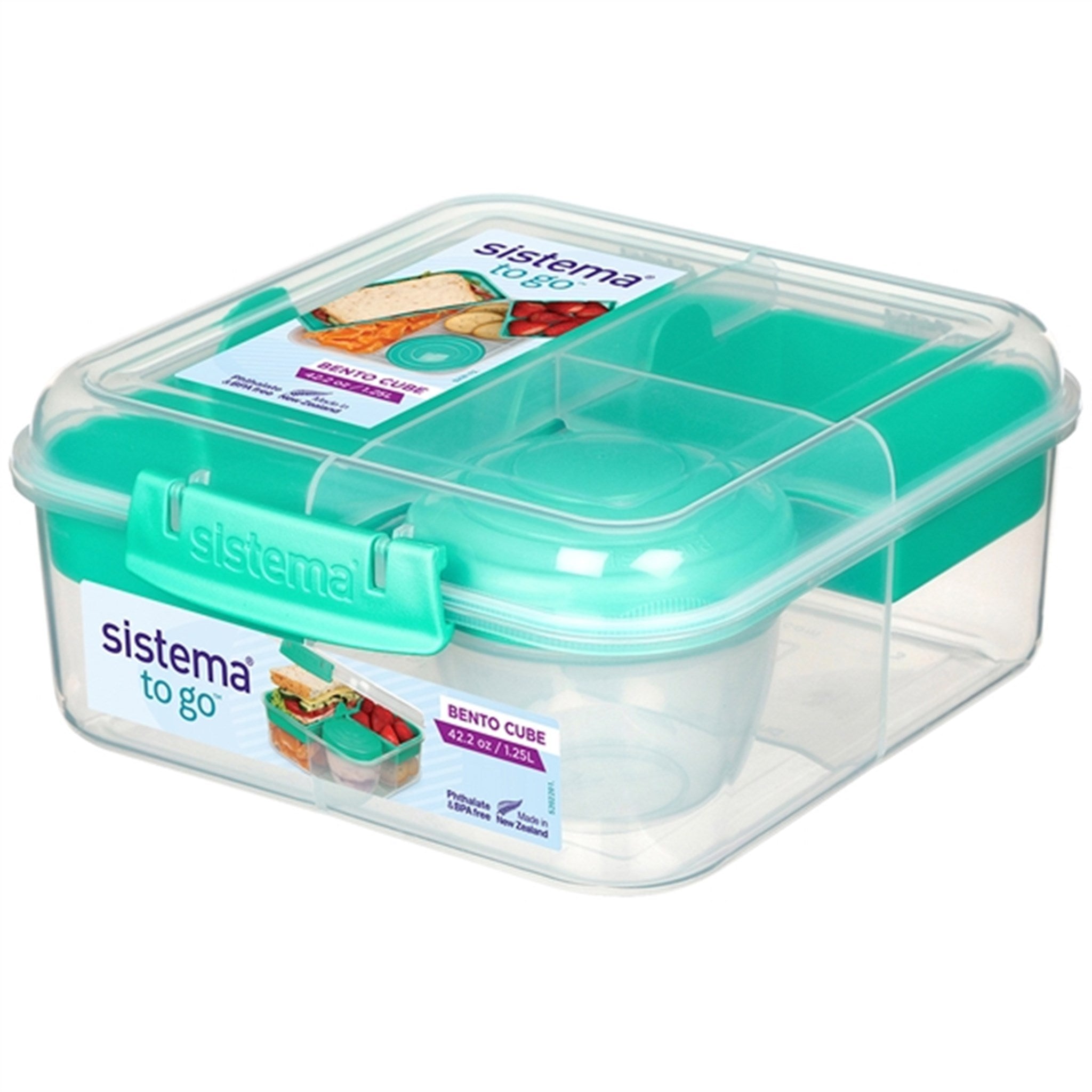 Sistema To Go Bento Cube Lunch Box 1,25 L Minty Teal