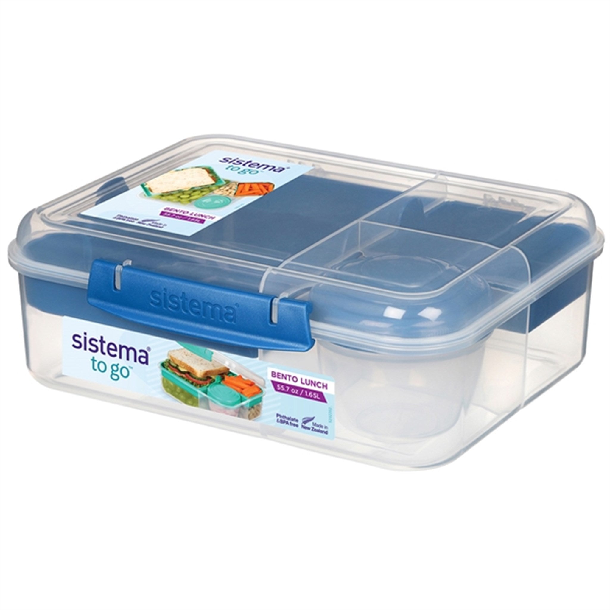 Sistema To Go Bento Lunch Box 1,65 L Ocean Blue