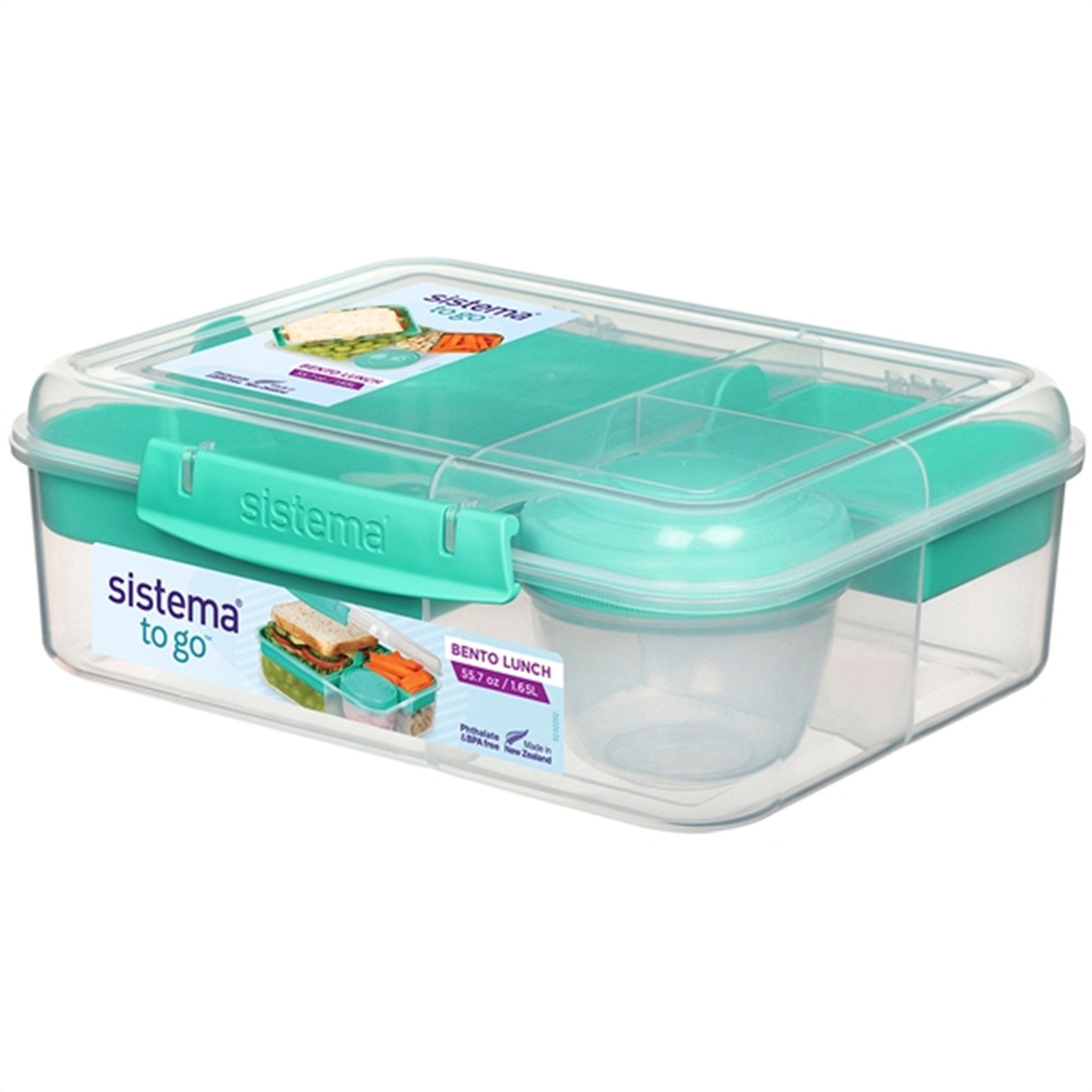 Sistema To Go Bento Lunch Box 1,65 L Minty Teal