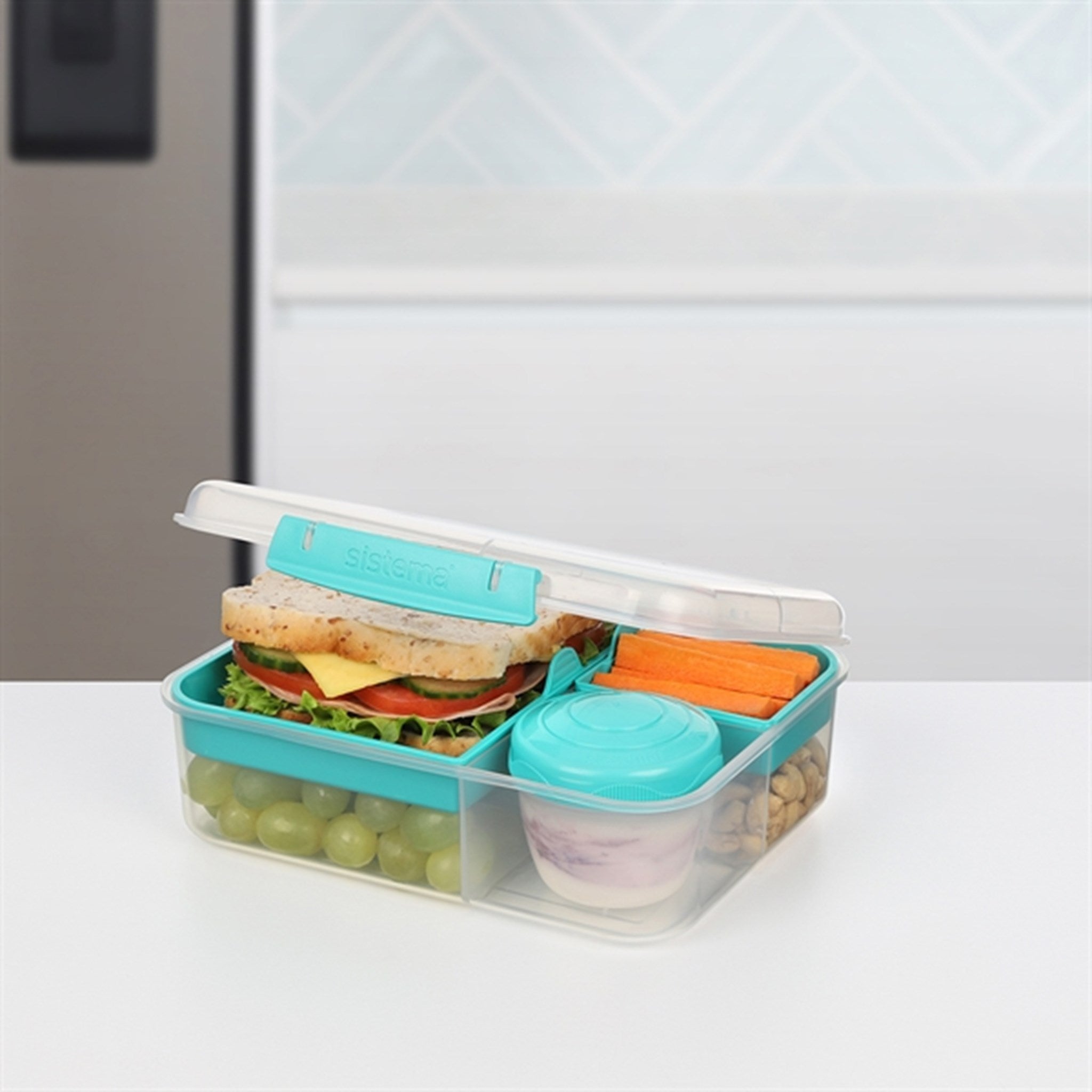 Sistema To Go Bento Lunch Box 1,65 L Minty Teal 3
