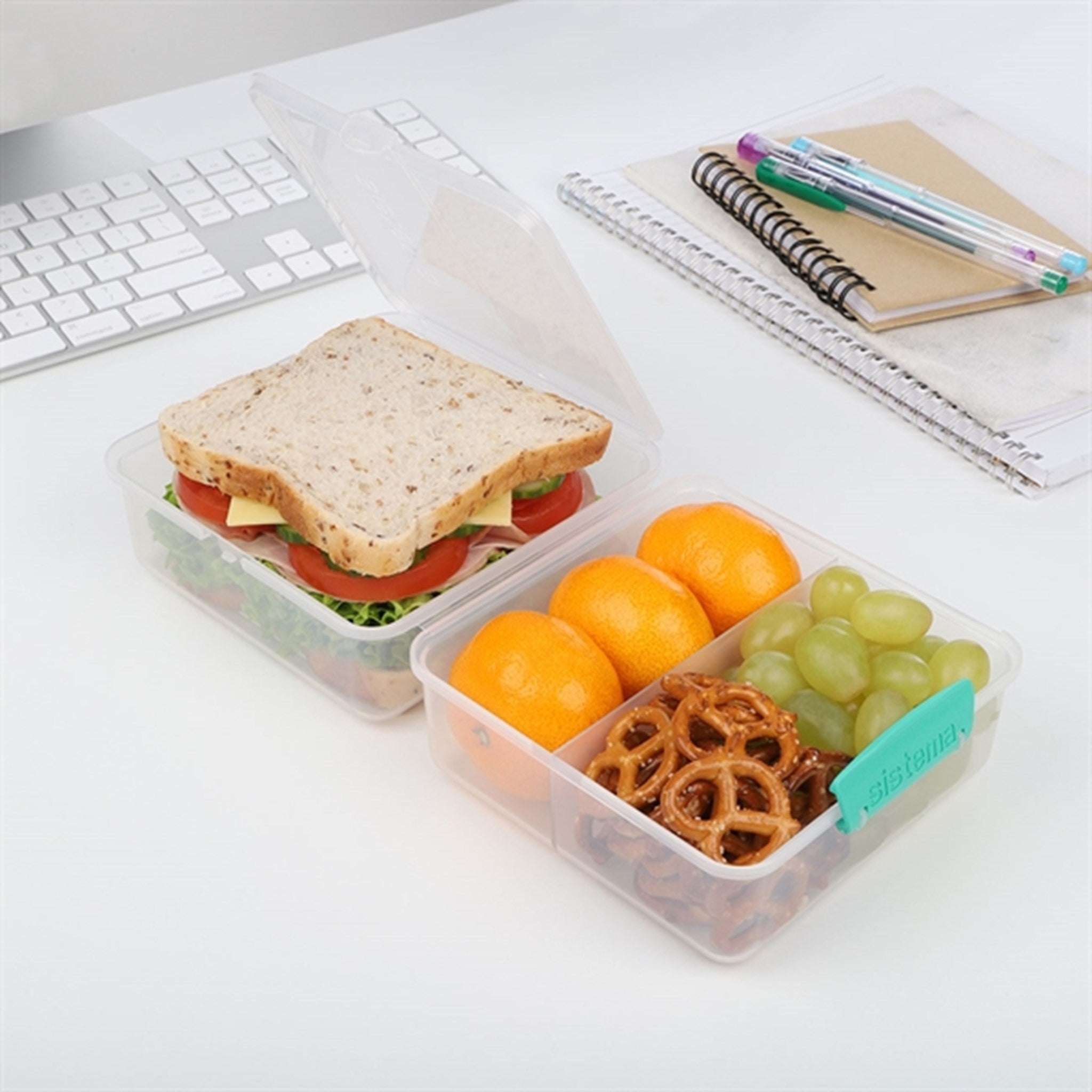 Sistema To Go Lunch Cube Lunch Box 1,4 L Minty Teal 3