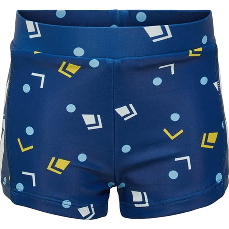 Hummel Navy Peony Beach Swim Shorts