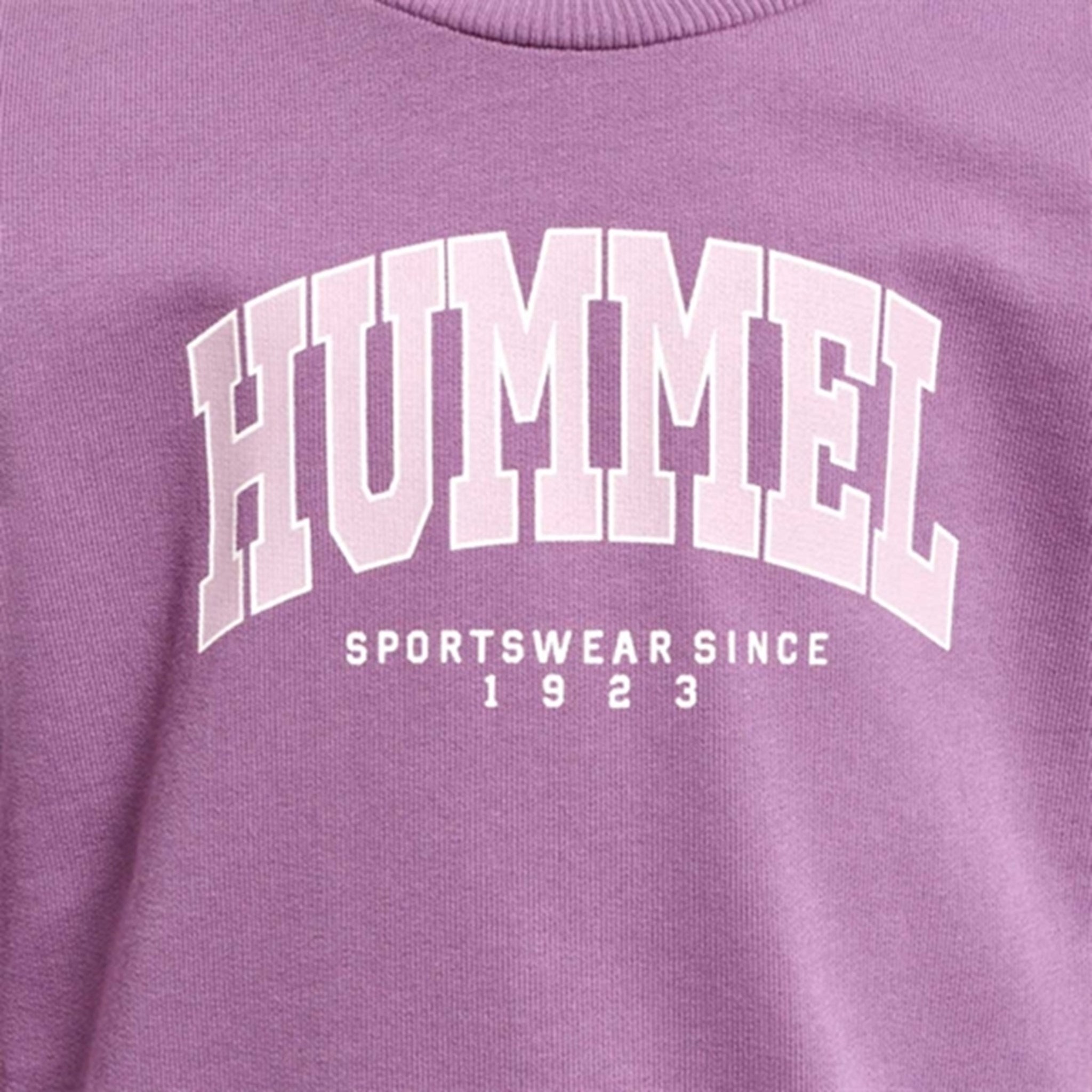 Hummel Argyle Purple Fast Lime Sweatshirt 3