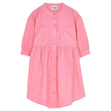 Finger In The Nose Swing Fluo Pink Shirt Dress