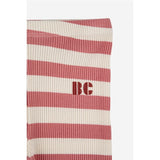 Bobo Choses Burgundy Red Maroon Stripes Leggings 3