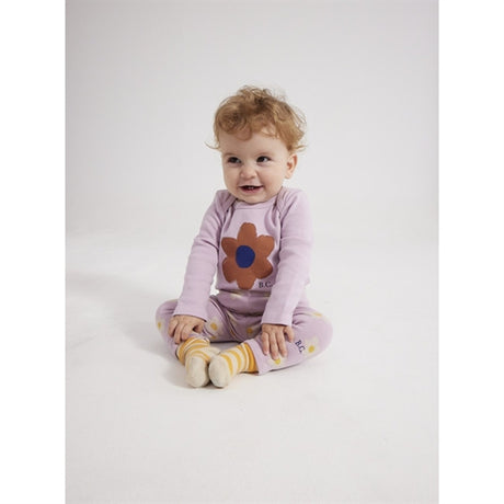 Bobo Choses Lavender Little Flower Leggings AOP 2