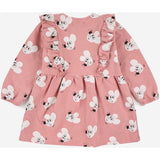 Bobo Choses Salmon Pink Mouse Dress AOP 4