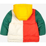 Bobo Choses Green Color Block Hooded Jacket 5