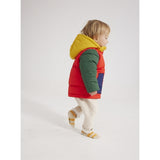 Bobo Choses Green Color Block Hooded Jacket 3