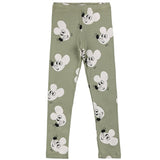 Bobo Choses Light Green Mouse Leggings AOP