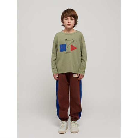 Bobo Choses Dark Brown B.C Label Sweatpants 2